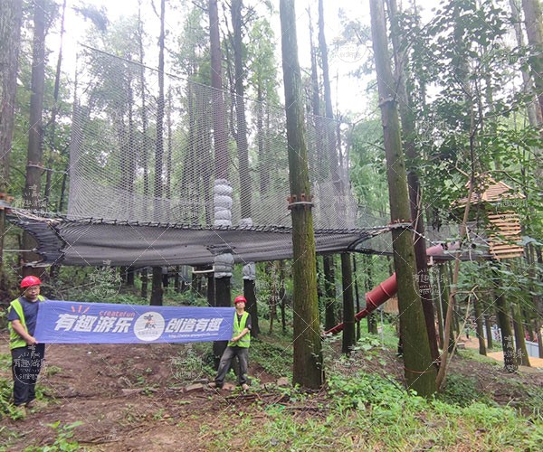 有趣游樂-信陽大地之丘營地叢林探險項目